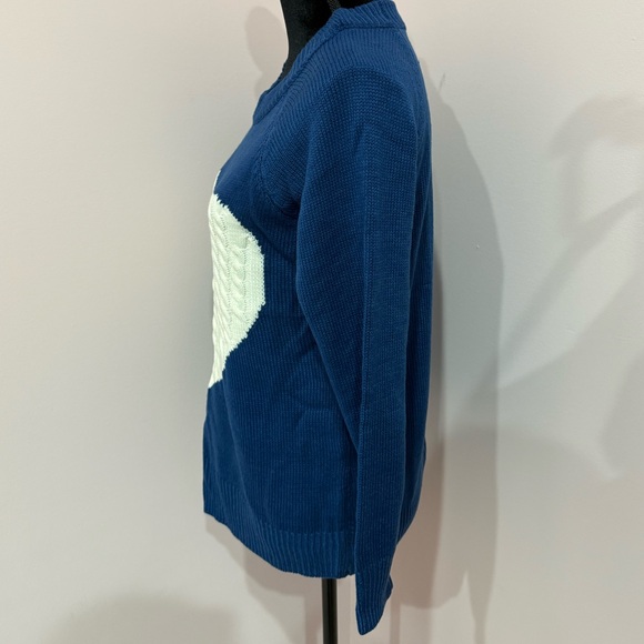 LAST‼️ Heart Sweater- Blue - Picture 7 of 9